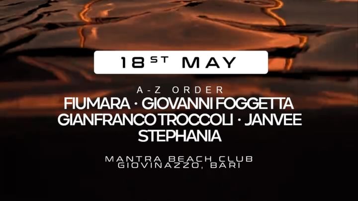 Cover for event: SUNDAY TIME C/O MANTRA BEACH CLUB