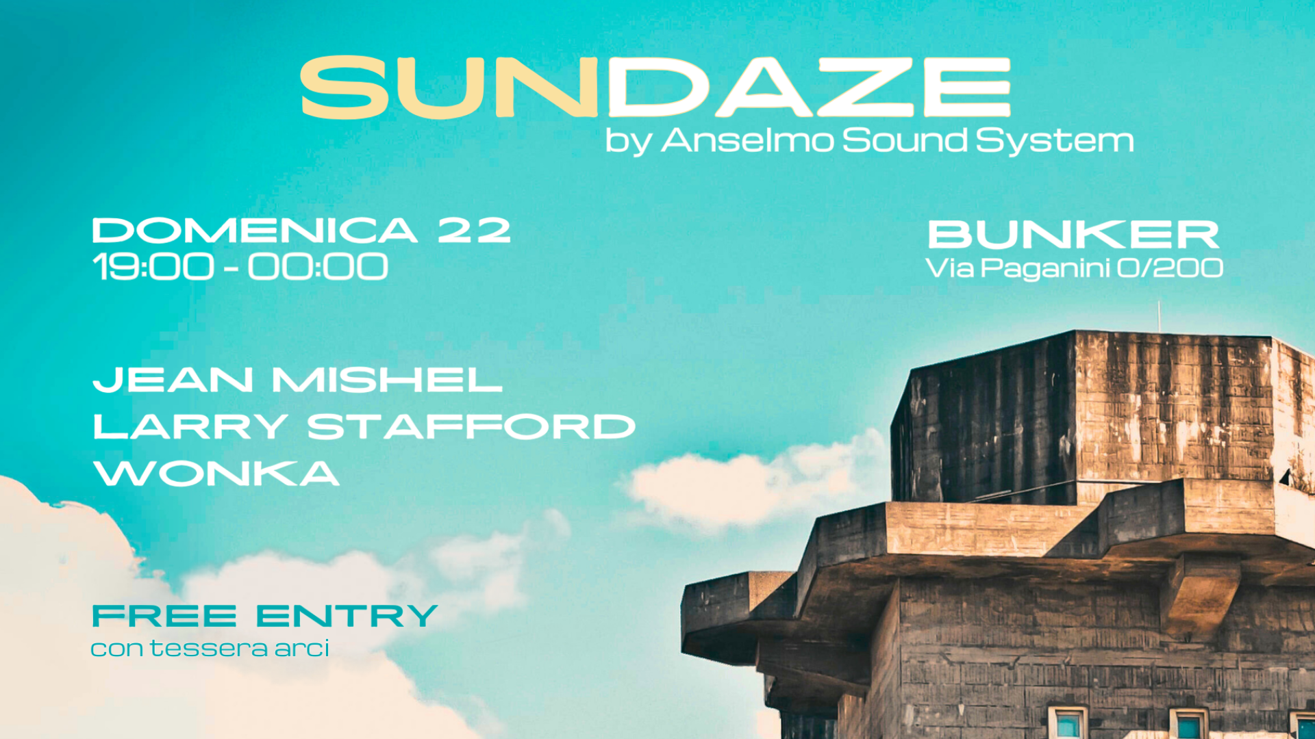 SUNDAZE by Anselmo Sound System image