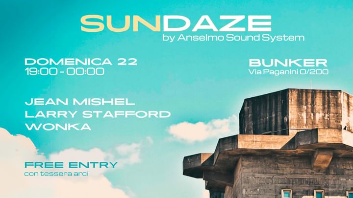 Cover for event: SUNDAZE by Anselmo Sound System