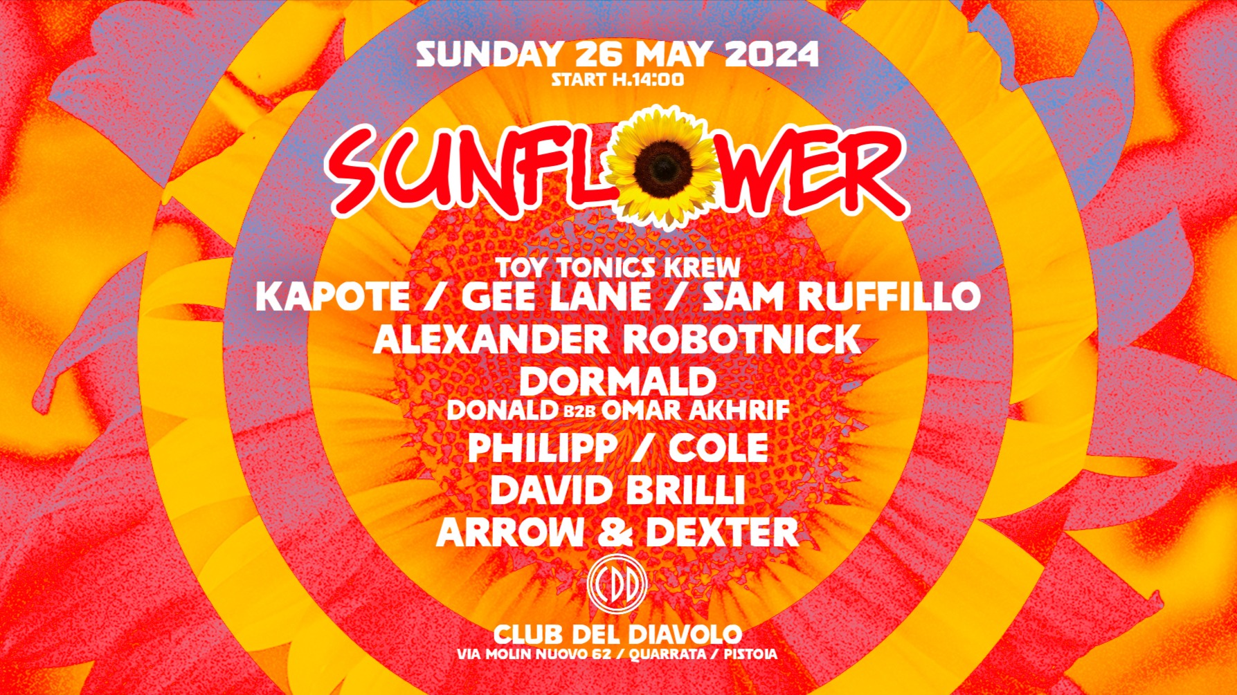 SUNFLOWER Opening Party @ CDD image