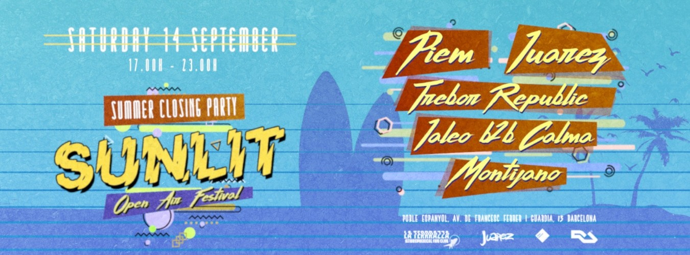 Sunlit Open Air - Summer Closing 12h Festival (La Terrrazza Daytime + Underground Night Club) image