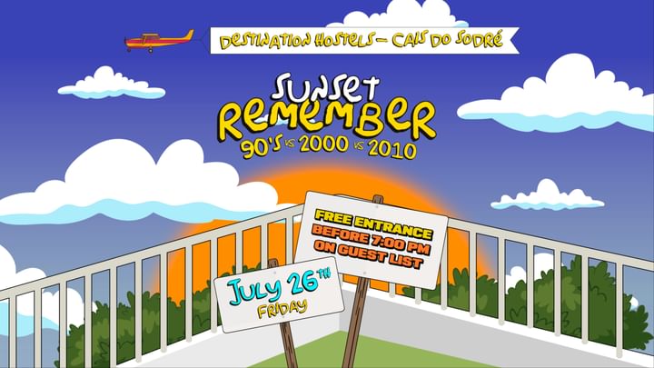 Cover for event: Sunset Remember the 90's vs 2000's vs 2010's