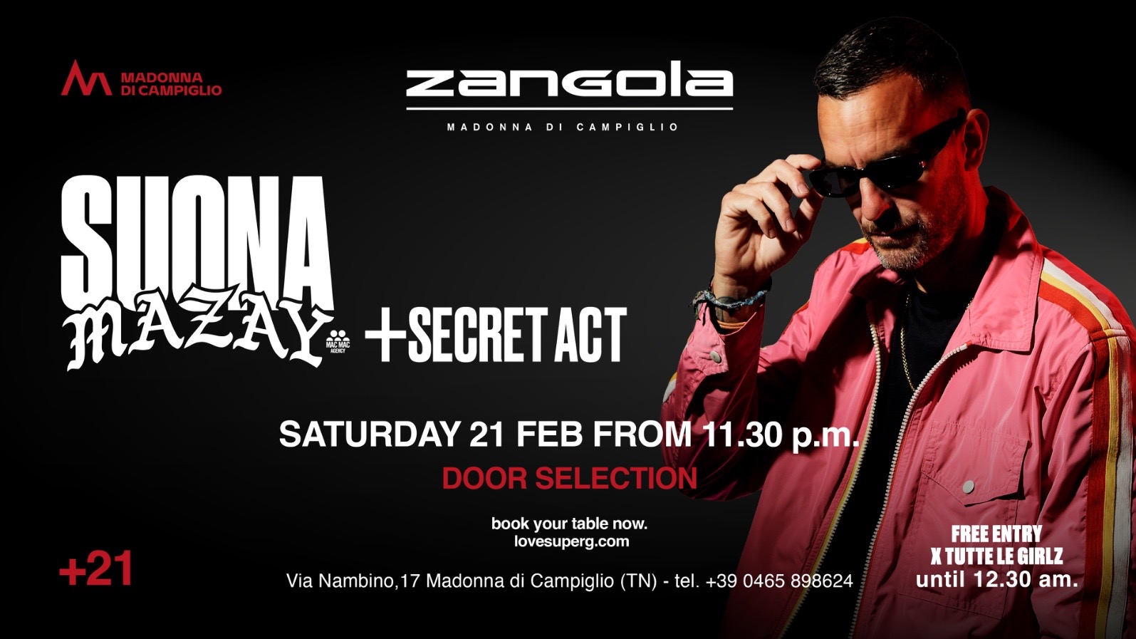 SUONA MAZAY + SECRET ACT @ZANGOLA image