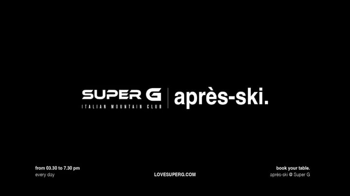 Cover for event: SUPER G | Après-ski