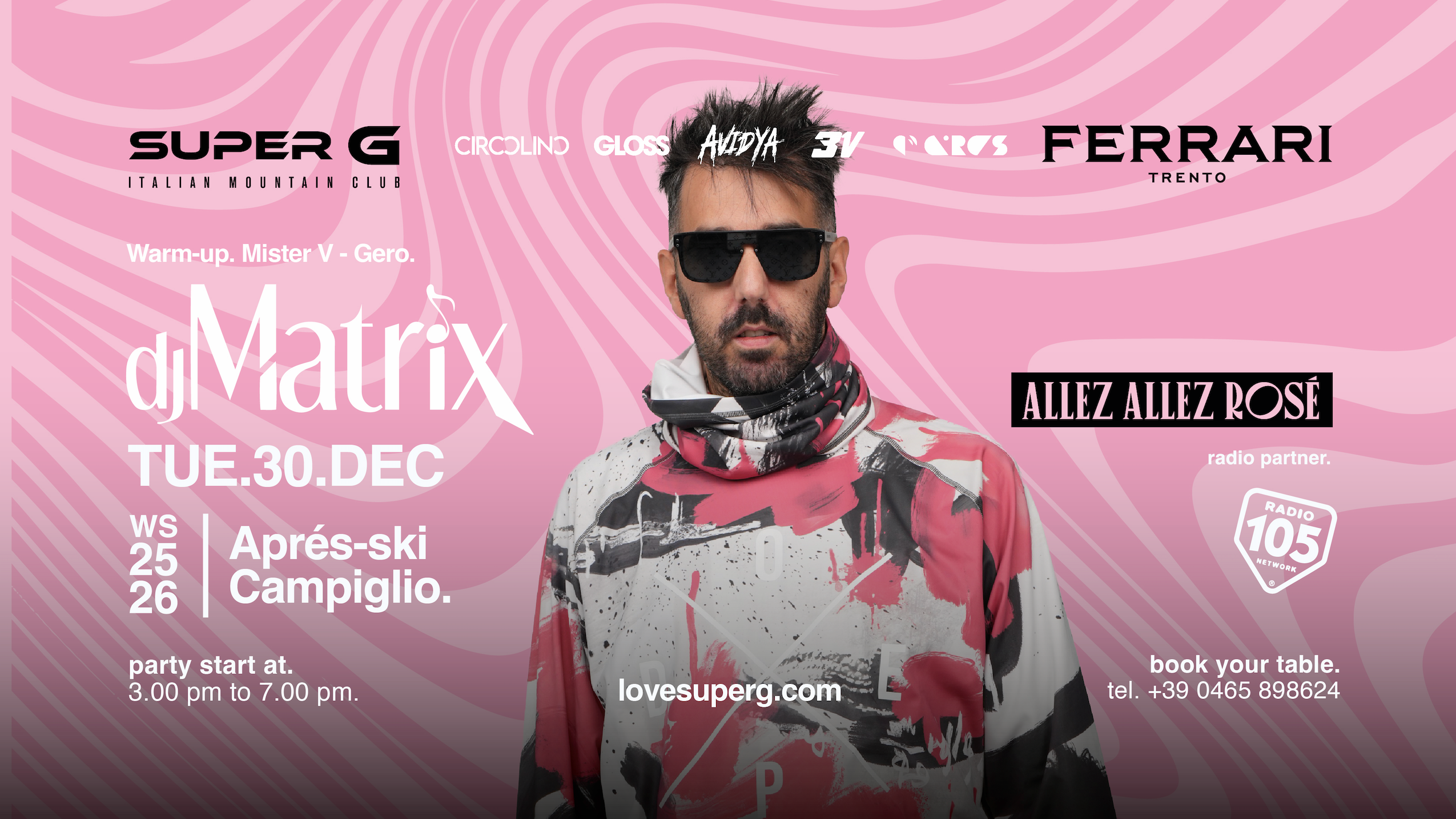 ALLEZ ALLEZ ROSÉ presents MATRIX @Super G image