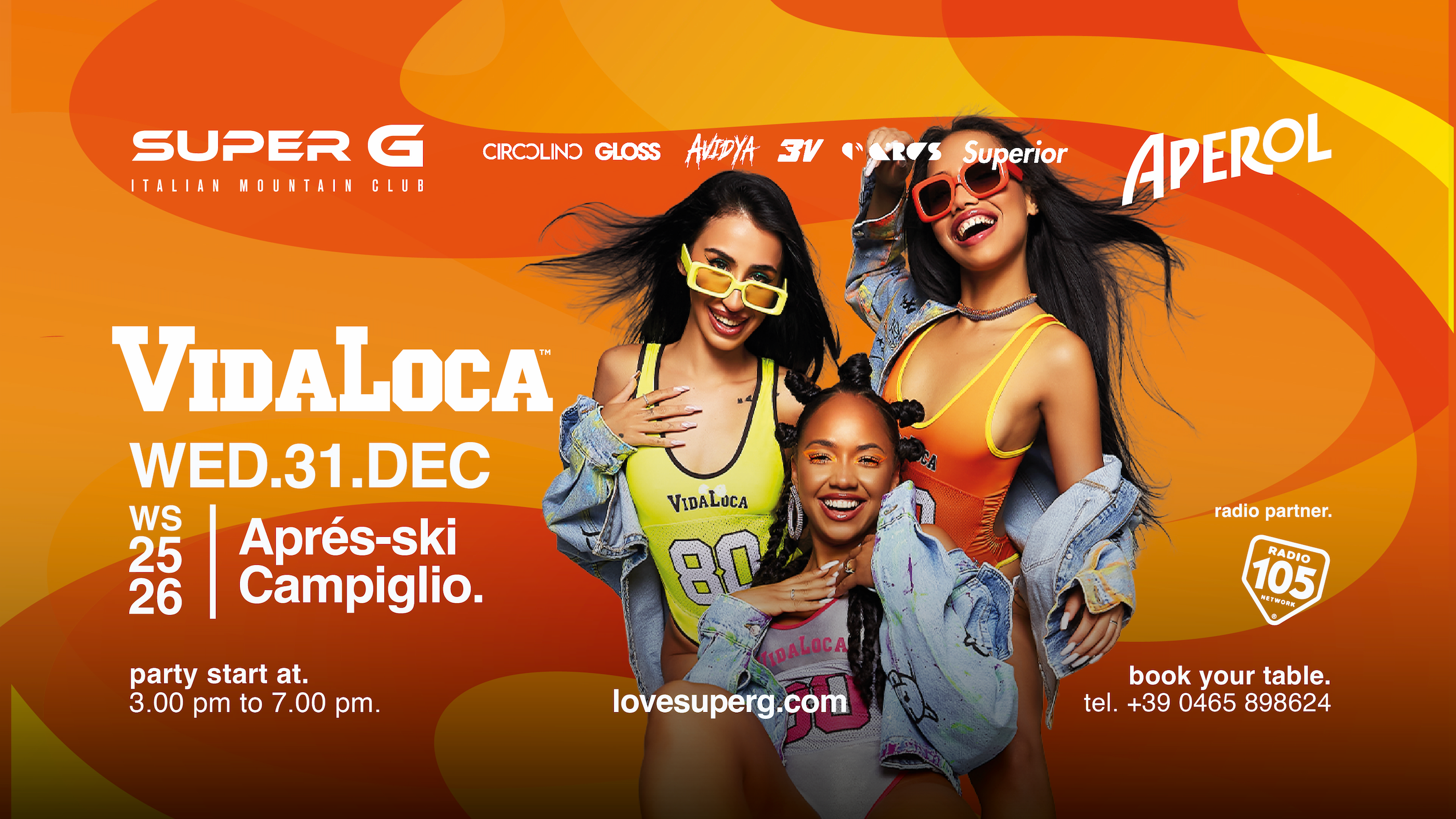 APEROL ORANGE WAVE presents VIDA LOCA @Super G image