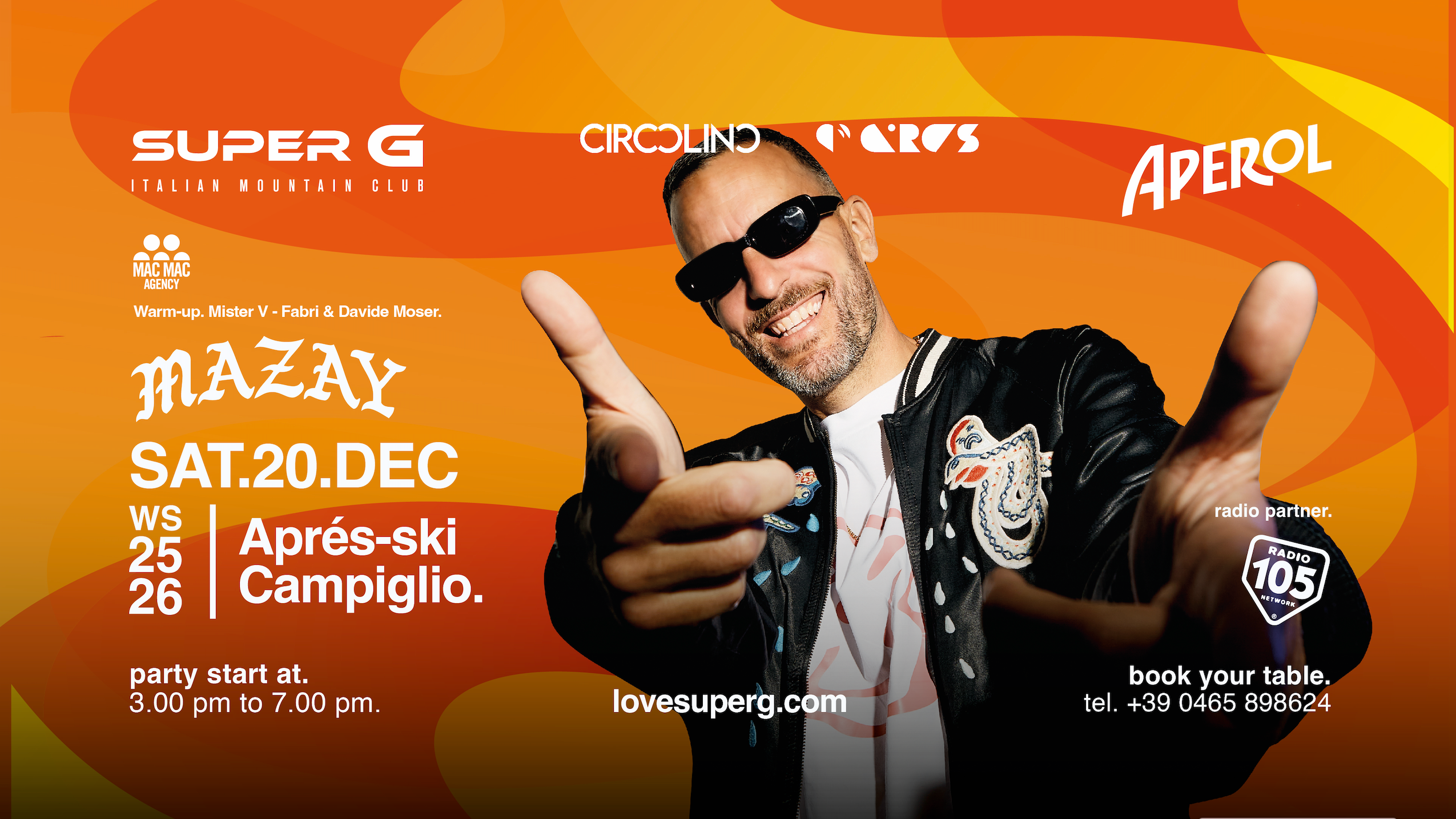 APEROL ORANGE WAVE presents MAZAY @Super G image