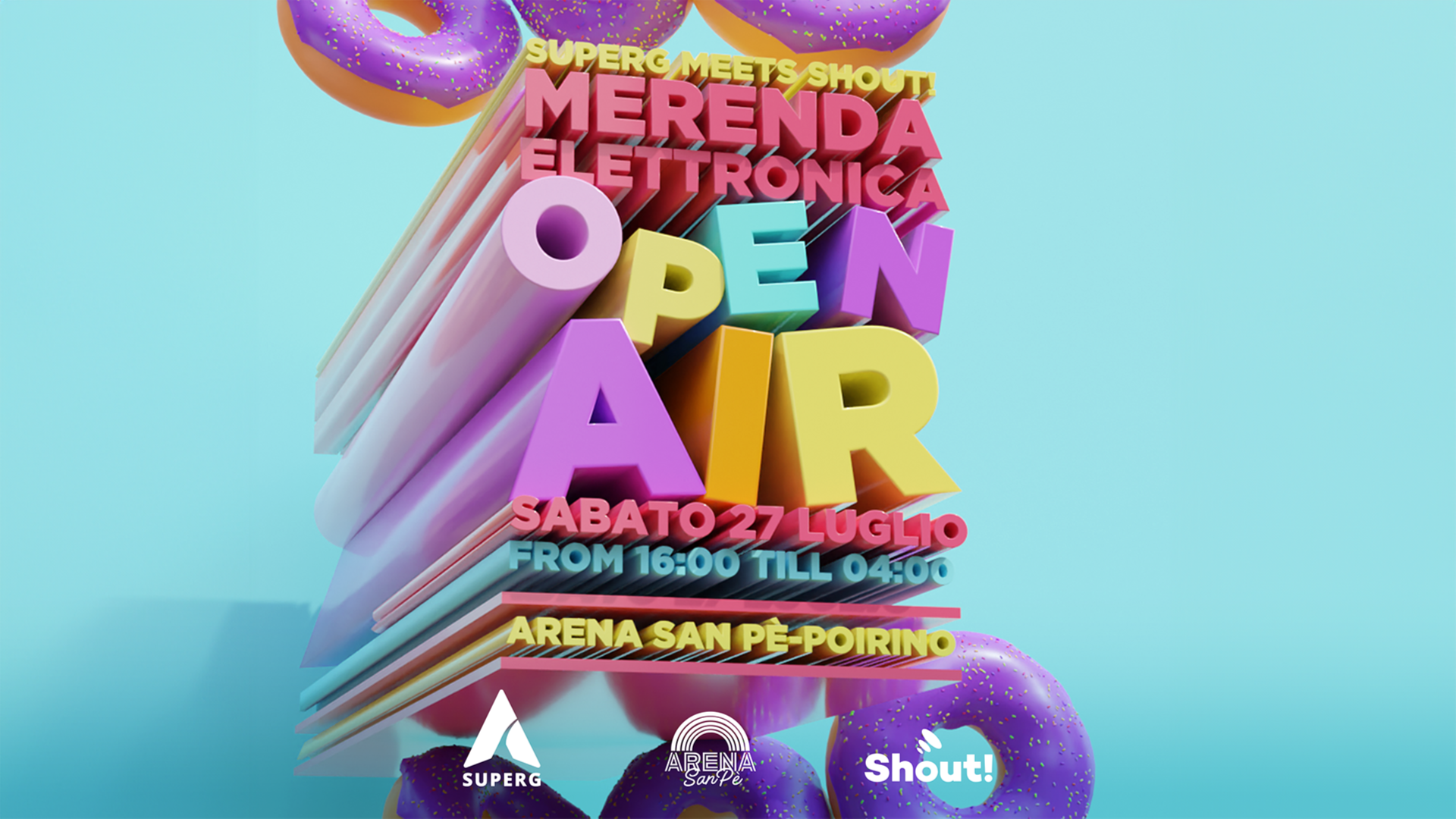 SUPER G meets SHOUT! - MERENDA ELETTRONICA image