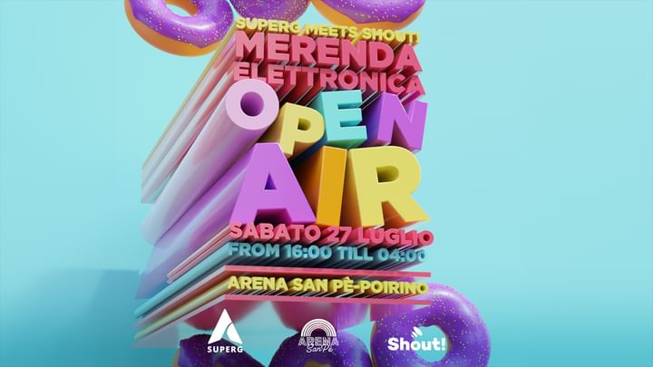 Cover for event: SUPER G meets SHOUT! - MERENDA ELETTRONICA