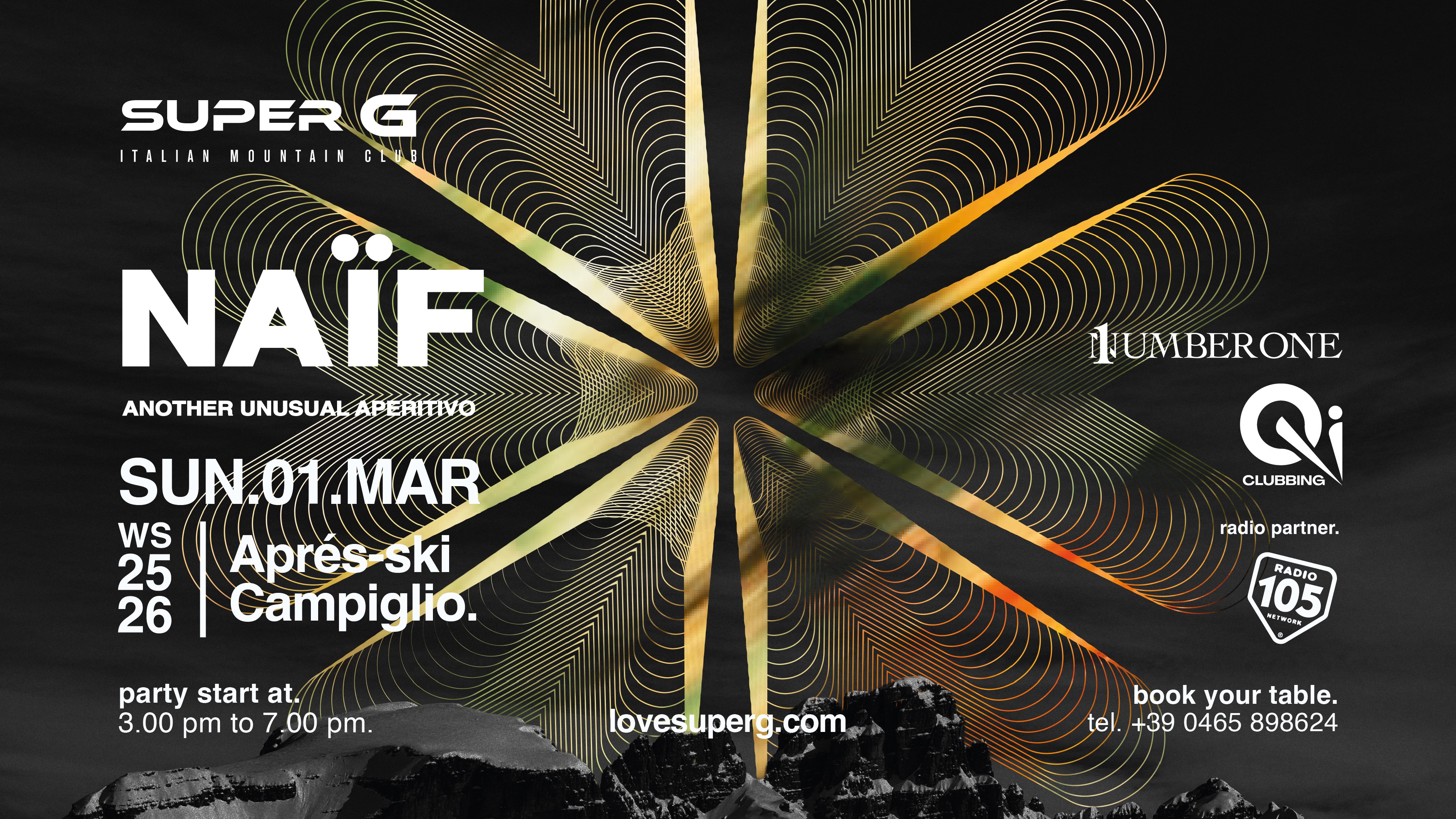 SUPER G presents NAÏF @Super G image