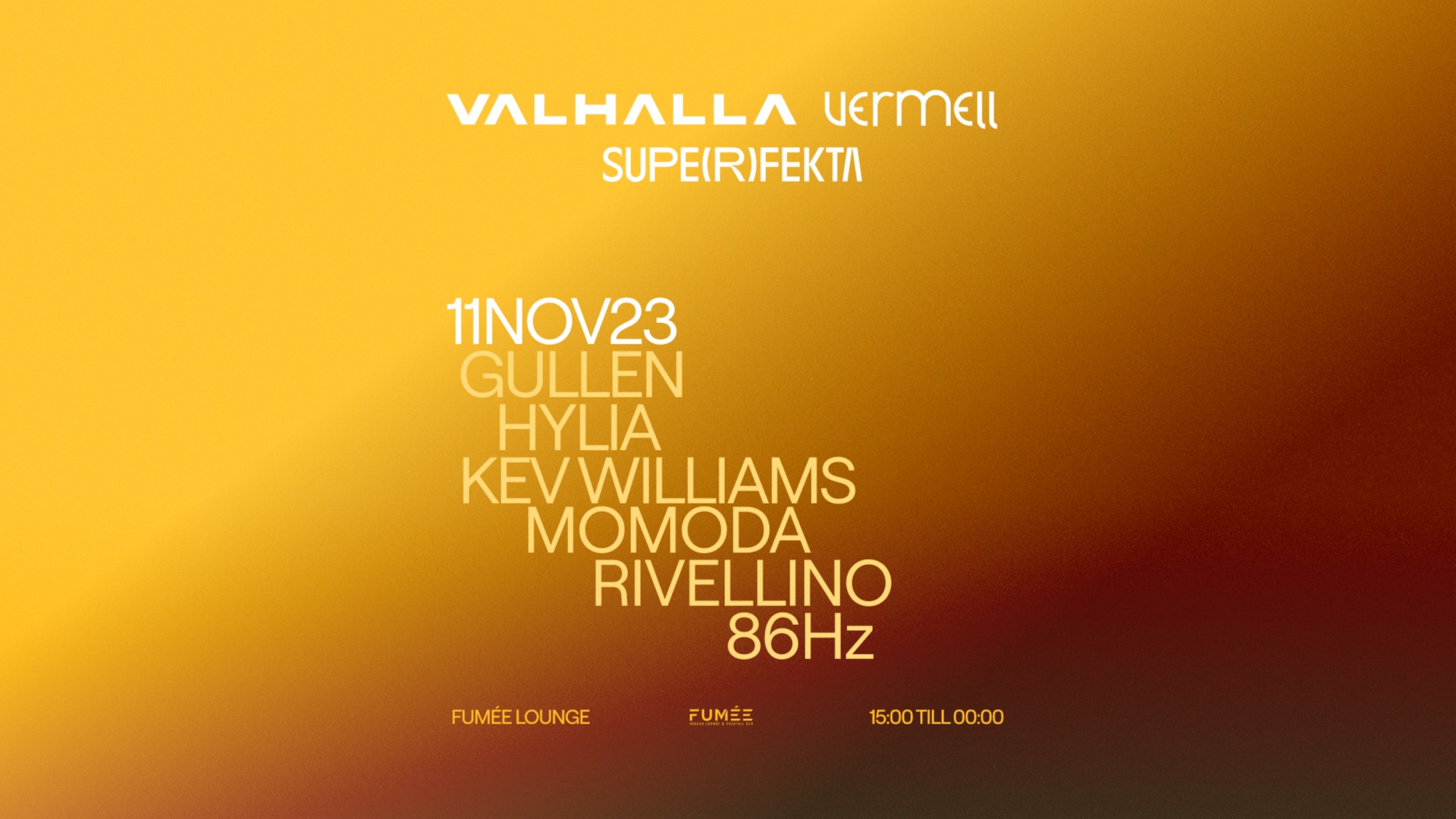 SUPERFEKTA x VALHALLA x VERMELL | DAYTIME  image