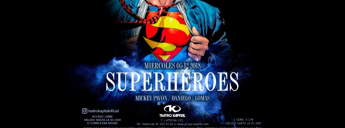 Superhéroes || Teatro Kapital image