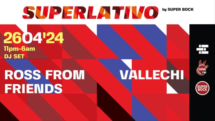 Cover for event: SUPERLATIVO: Ross From Friends - Vallechi