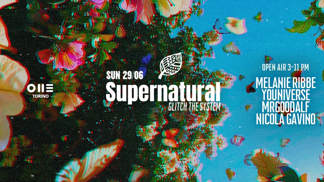 SUPERNATURAL Daytime Party w/ Melanie Ribbe-Eventplakat