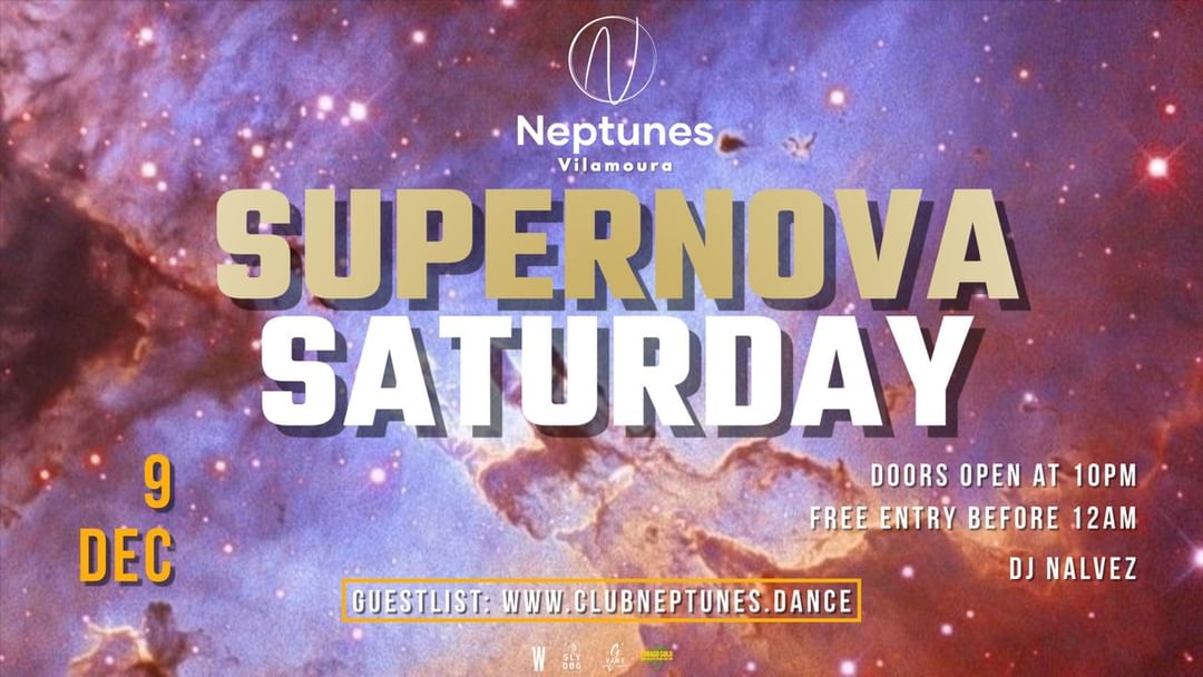 Cartell de l'esdeveniment Supernova Saturdays with DJ Nalvez
