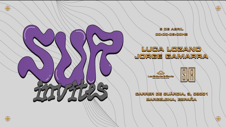 Cover for event: SUR at Les Enfants pres. Luca Lozano