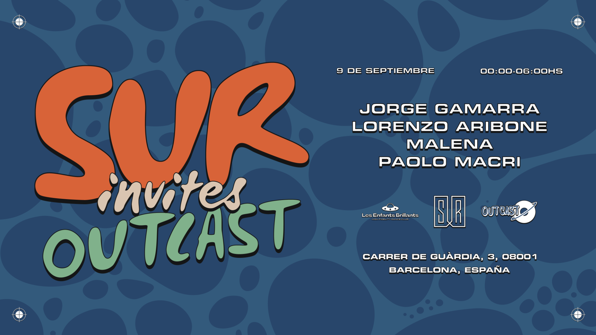 Sur Invites Outcast at Les Enfants Brillants image