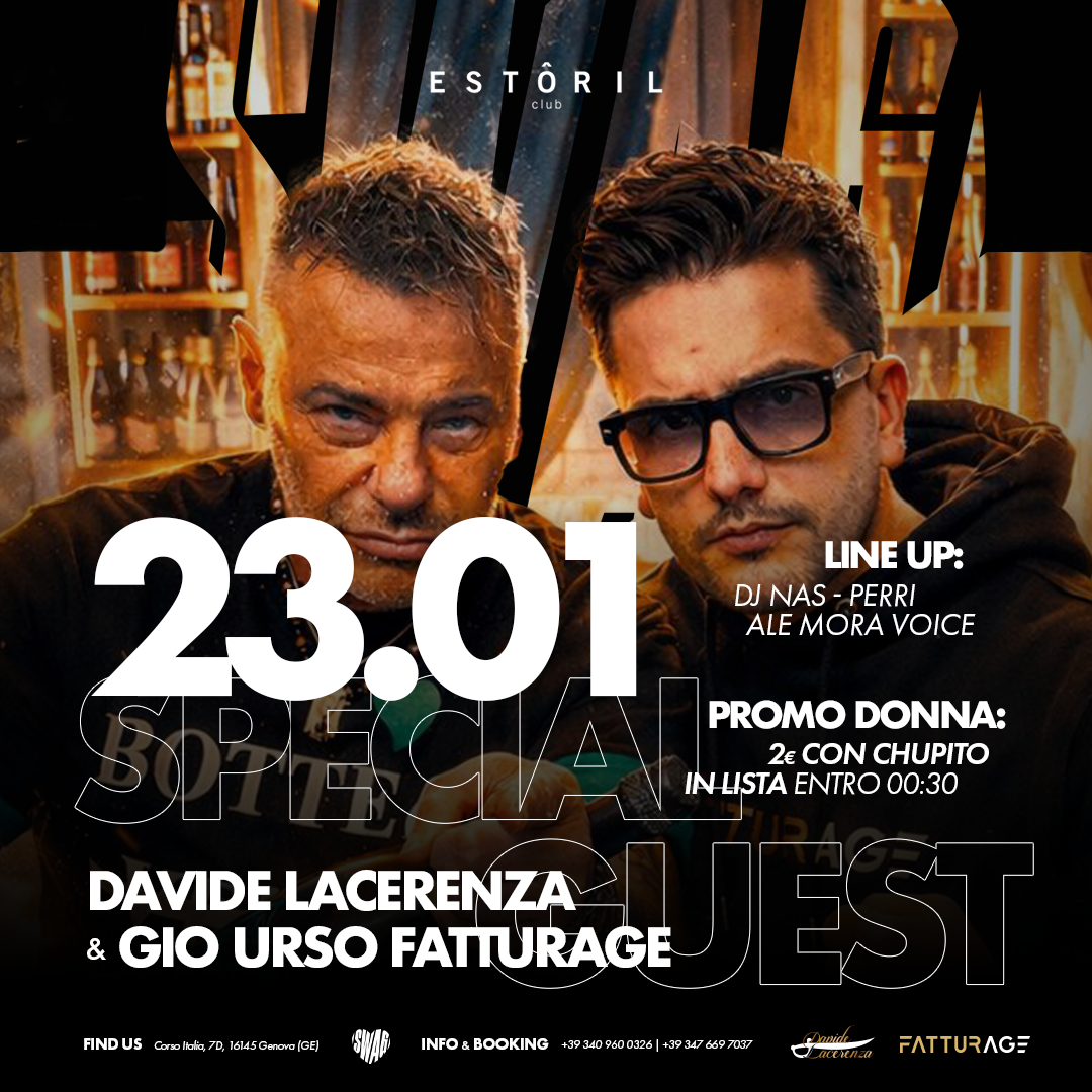 SWAG FRIDAY CLUBBING w/ Davide Lacerenza & Gio Urso | ESTORIL BEACH CLUB image