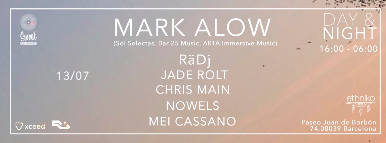 Sweet Underground pres. Day&Night with Mark Alow image