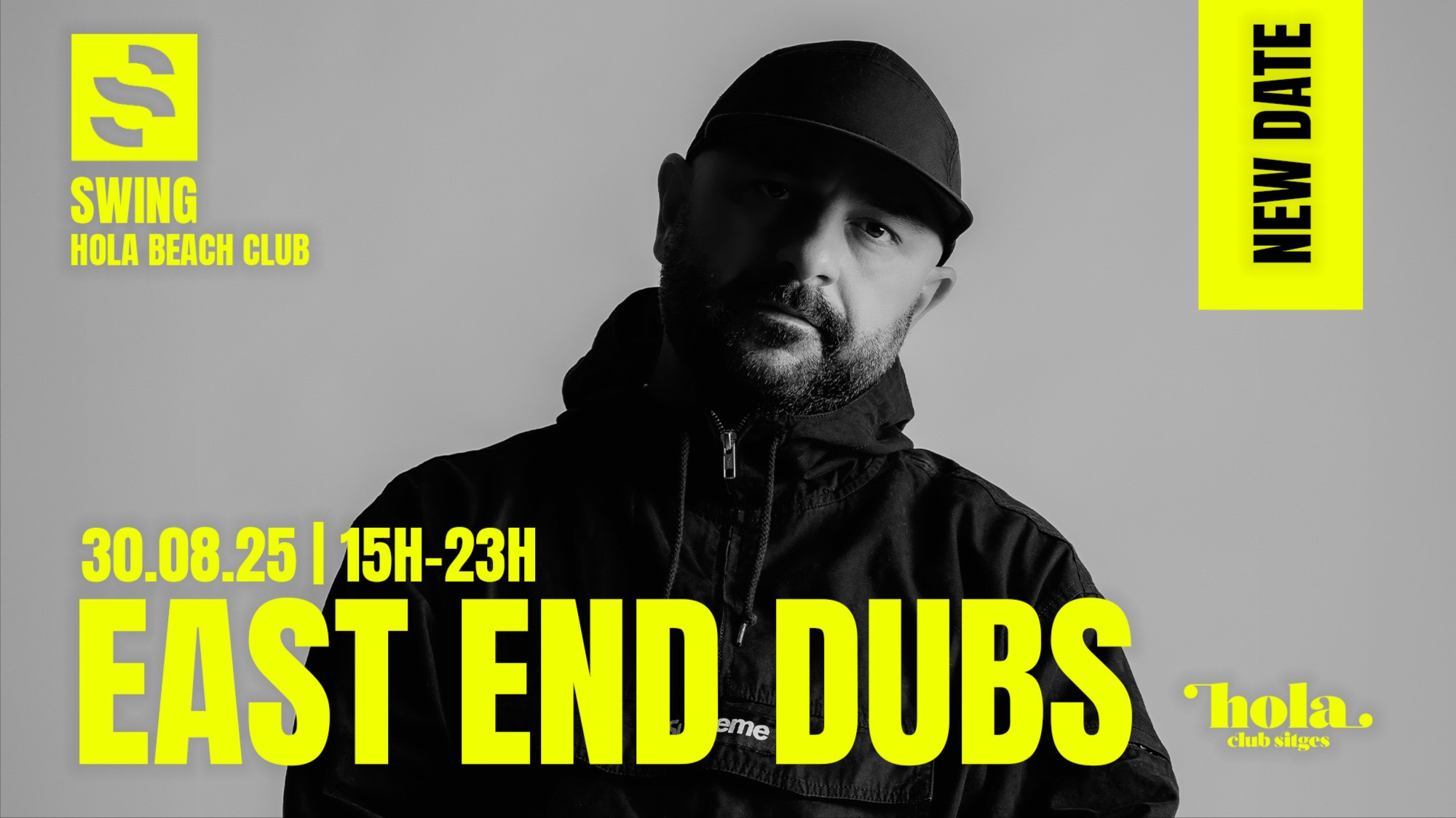  SWING pres. EAST END DUBS @ HOLA CLUB SITGES image