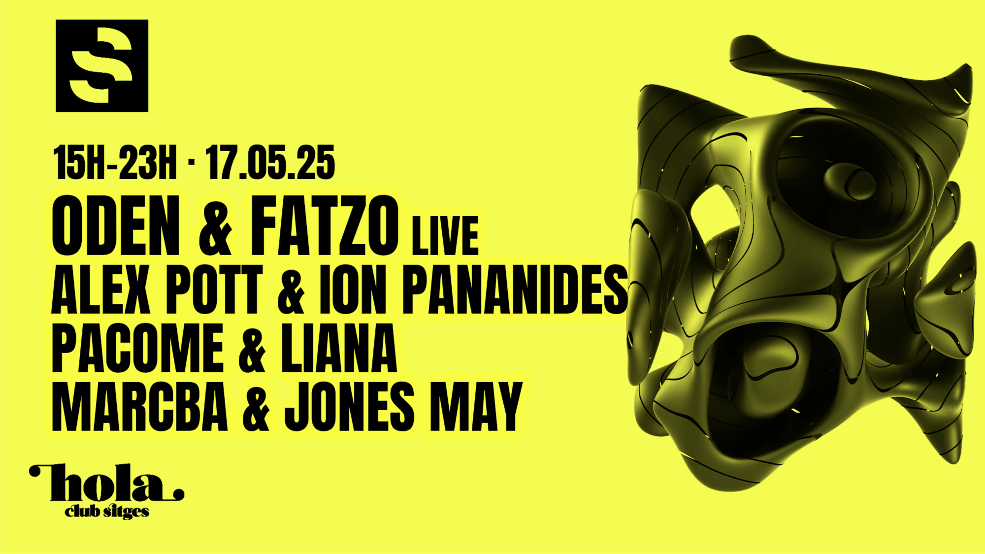 SWING pres. ODEN & FATZO live at HOLA CLUB Sitges image