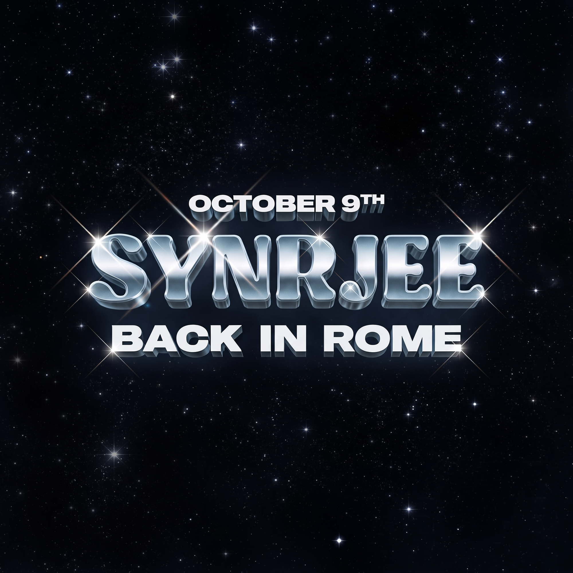 SYNRJEE back in Rome @ Localização secreta | Bilhetes & Guest Lists
