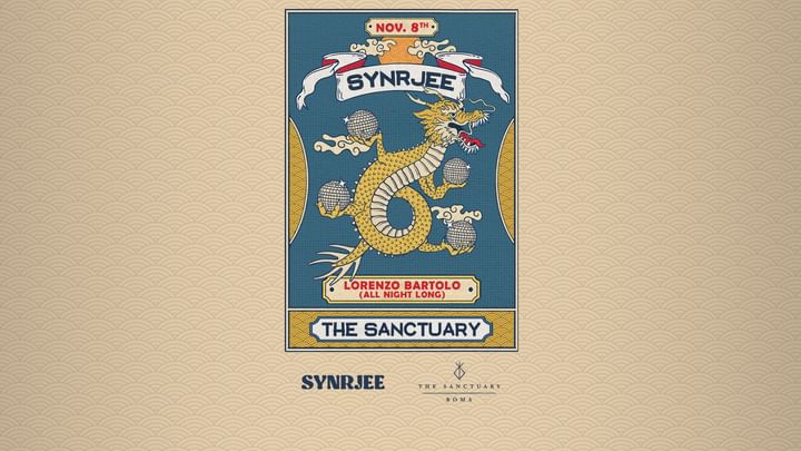 Cover for event: SYNRJEE @THE SANCTUARY