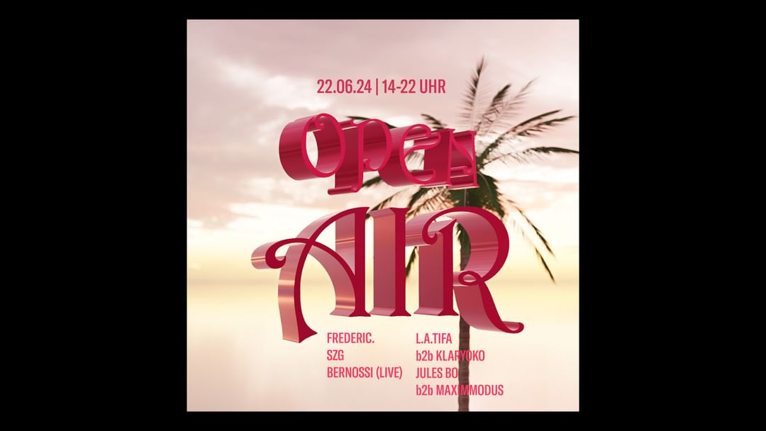 Synthetic Love Beach Club Edition-Eventplakat