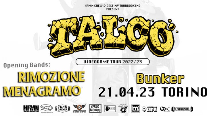 Cover for event: Talco "Videogame" Live @ Bunker