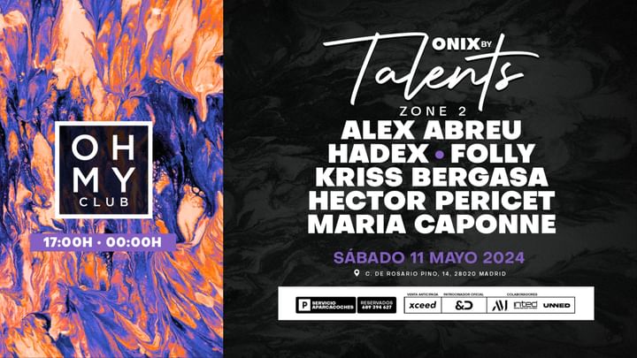 Cover for event: TALENTS TECH KLUB - TARDEO SALA ONIX @ OH MY CLUB