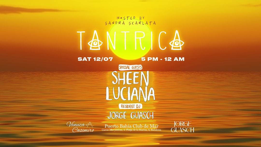 Cartel del evento Tantrica on the Beach