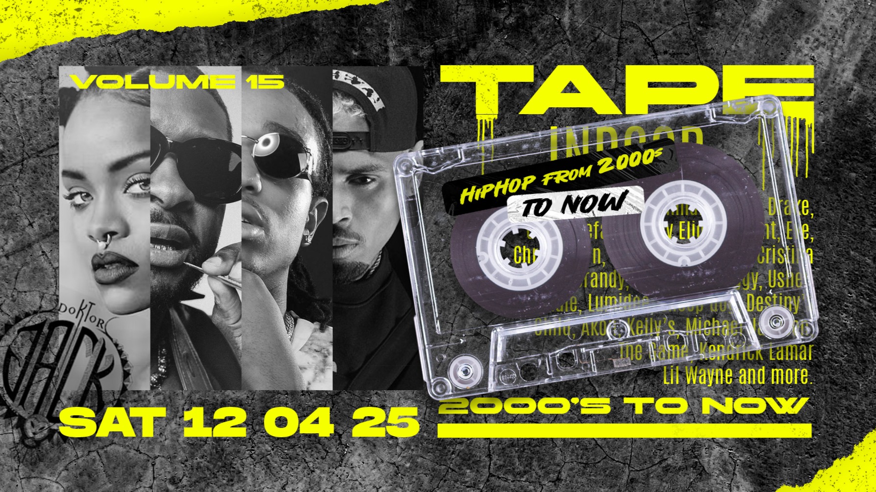 TAPE ⊚ DOKTOR JACK ⊚ SATURDAY 12.04