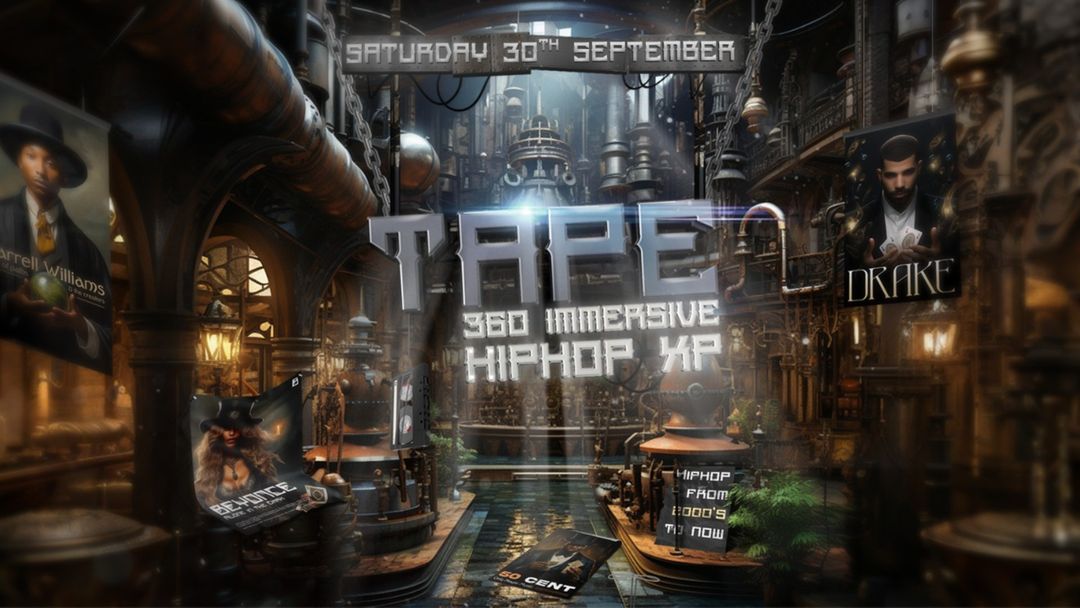 Cartel del evento TAPE ⊚ DOKTOR JACK ⊚ SATURDAY 30.09