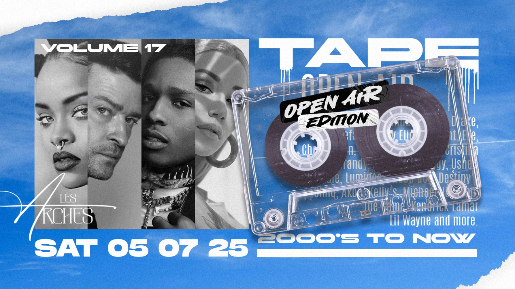TAPE OPEN AIR ⊚ ES ARCHES ⊚ SATURDAY 05.07 image