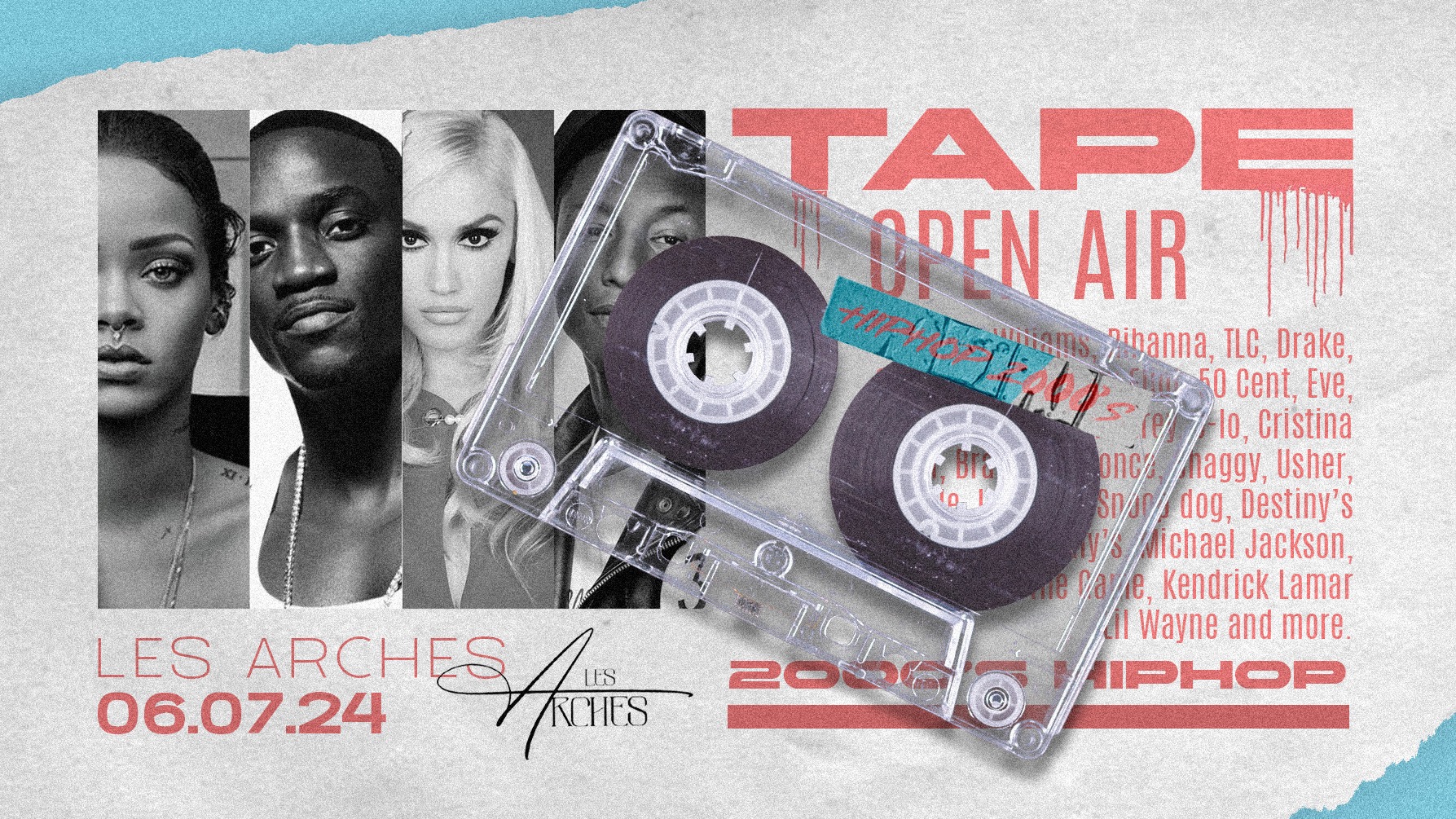 TAPE • OPEN AIR VOL I • LES ARCHES - SATURDAY 6.07 image