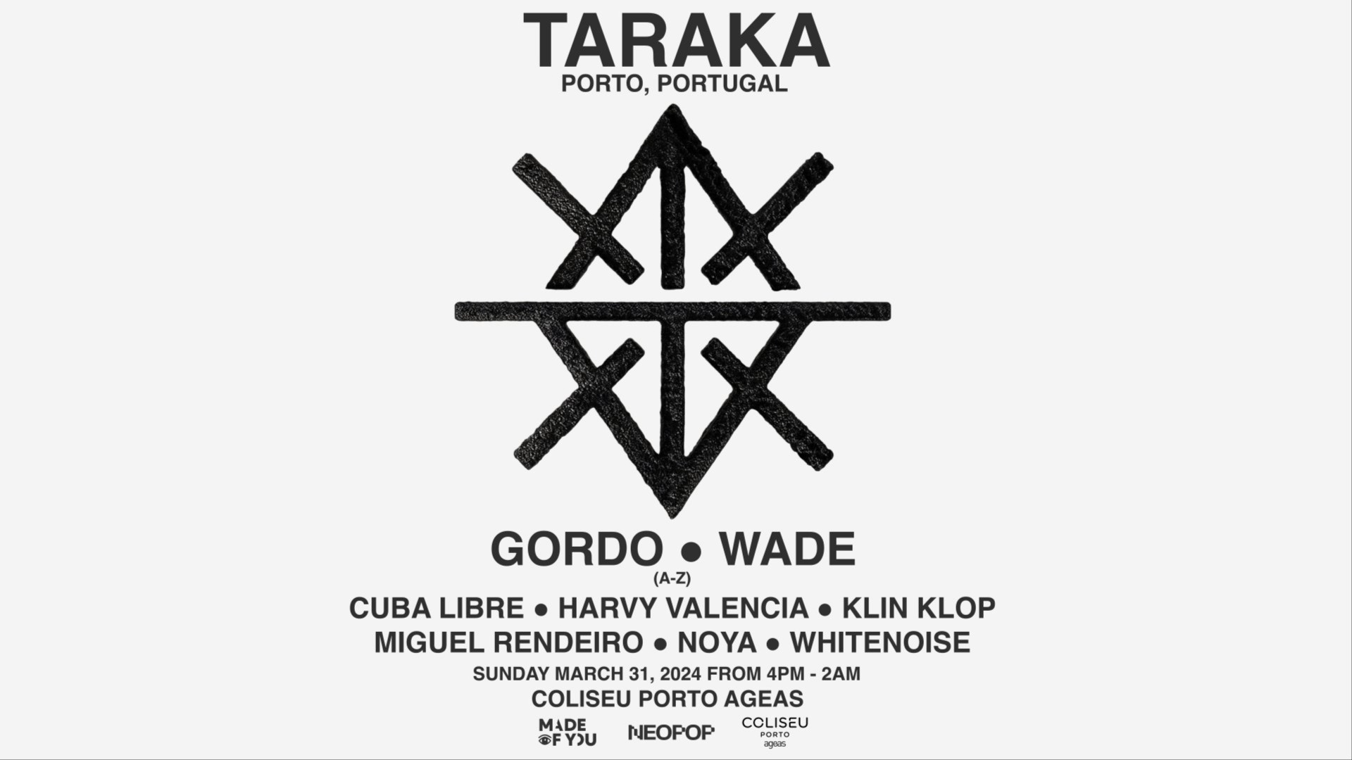 TARAKA Porto - March 31