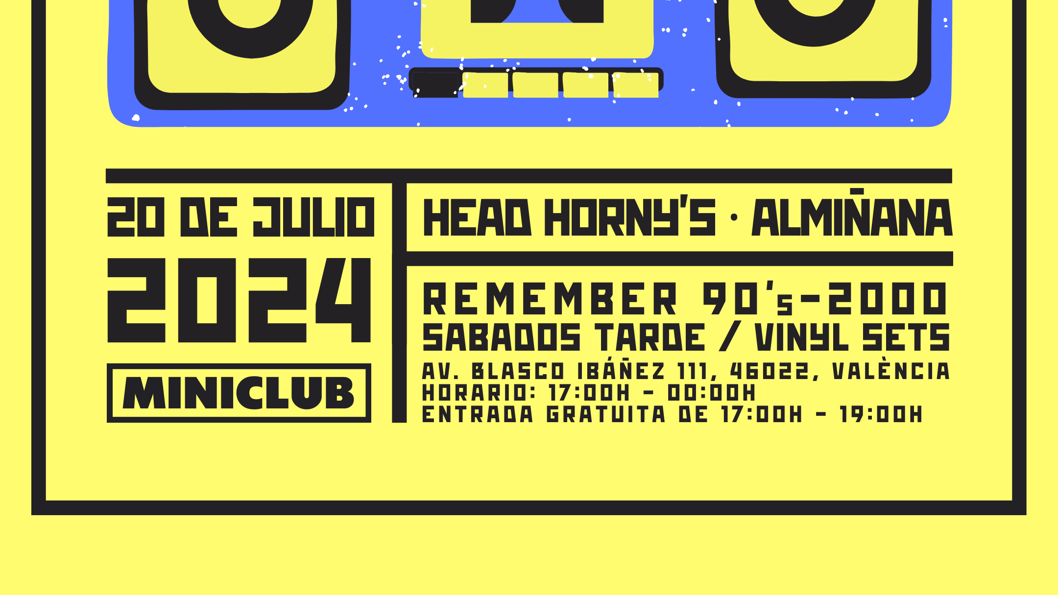 TARDEO ACCIÓN 90s-00. SÁBADO TARDE 20 JULIO. image