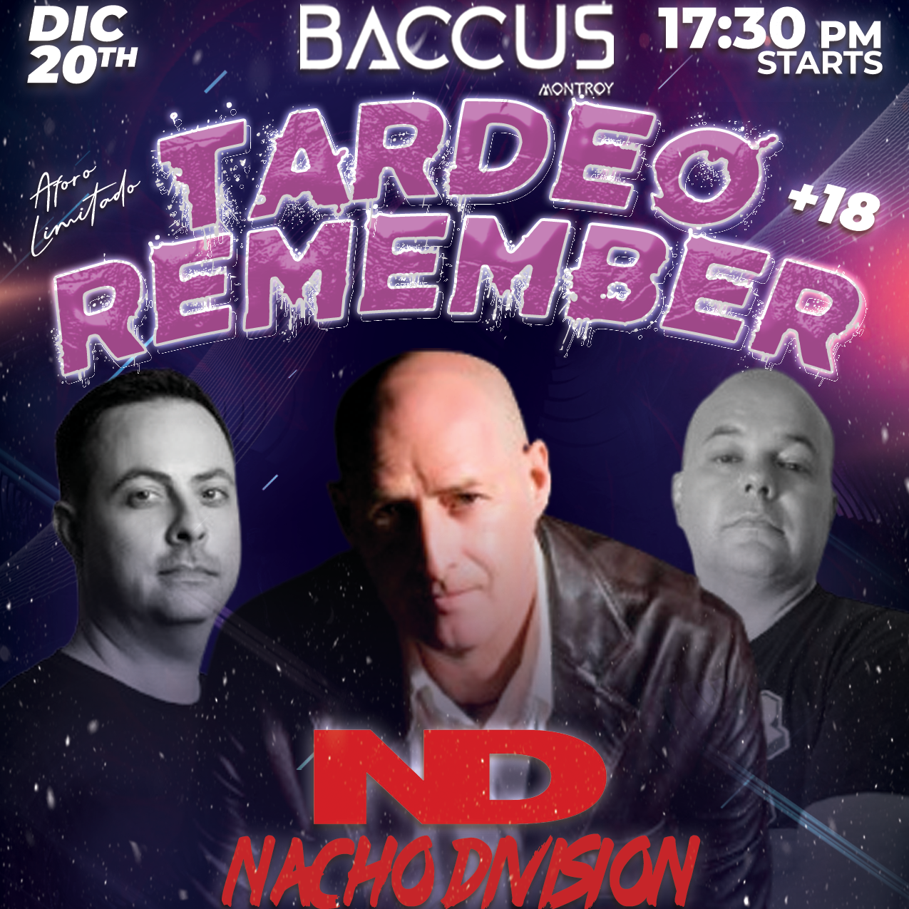 TARDEO REMEMBER BY NACHO DIVISION W/BACCUS NIGHT CLUB  image