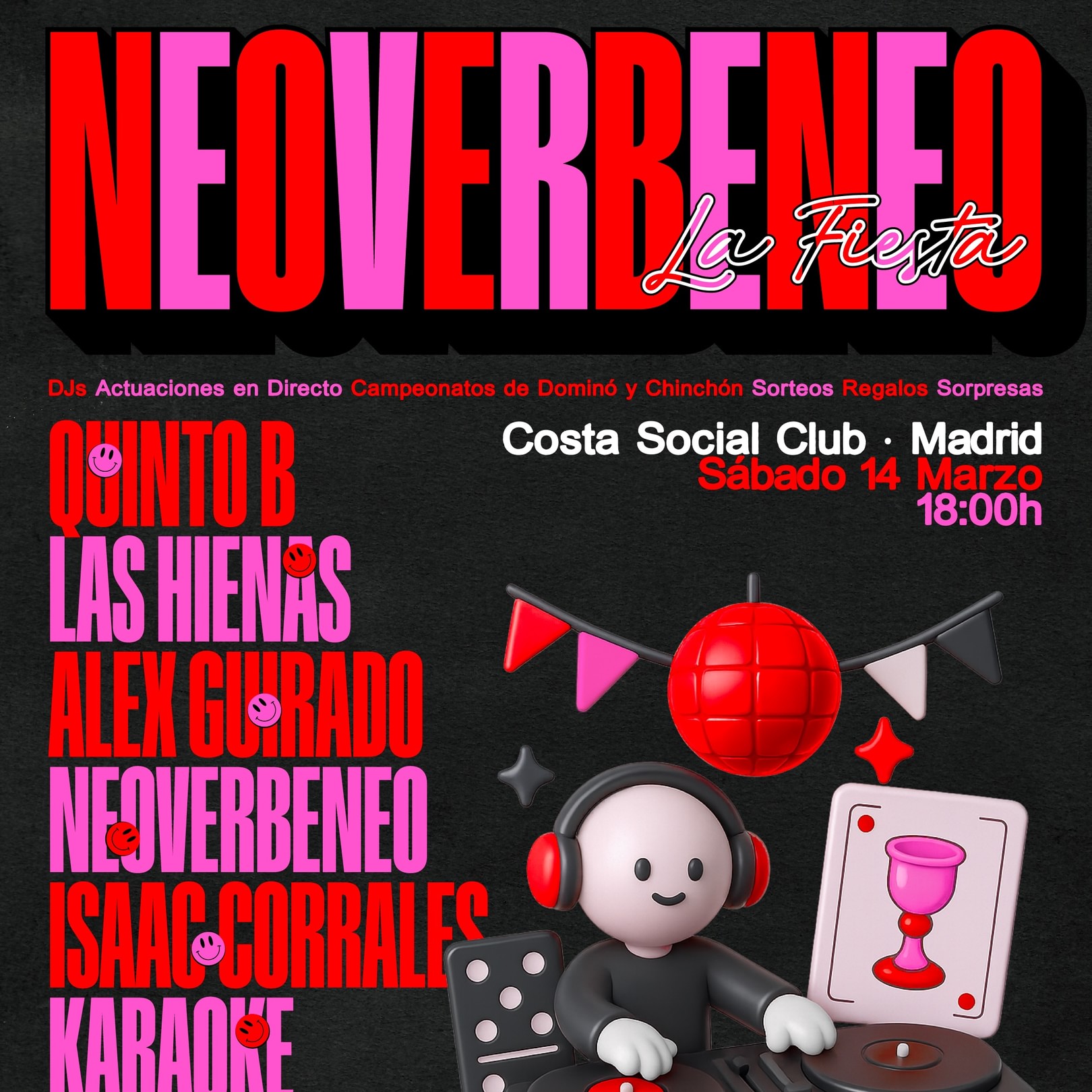 Tardeo / Saturday 14th / NEOVERBENEO