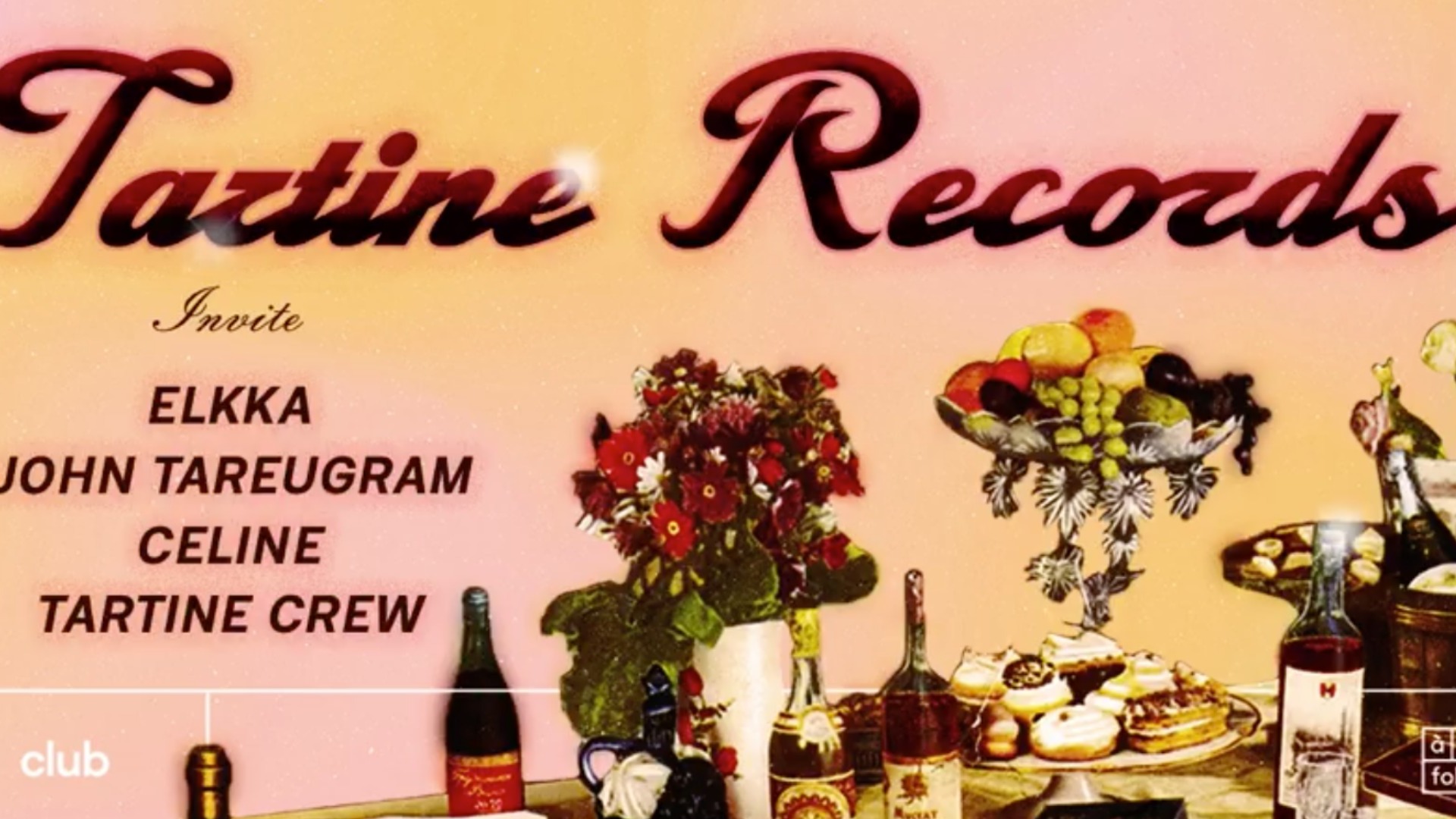 Tartine Records Invite Elkka & Céline image