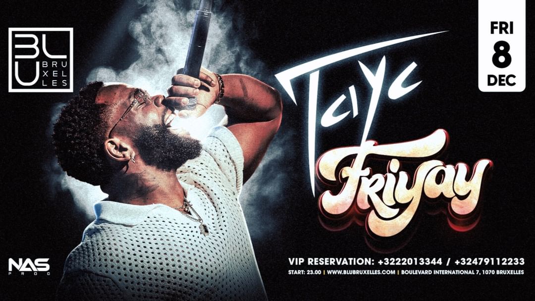 TAYC SHOWCASE | 08.12.2023 | BLU BRUXELLES-Eventplakat
