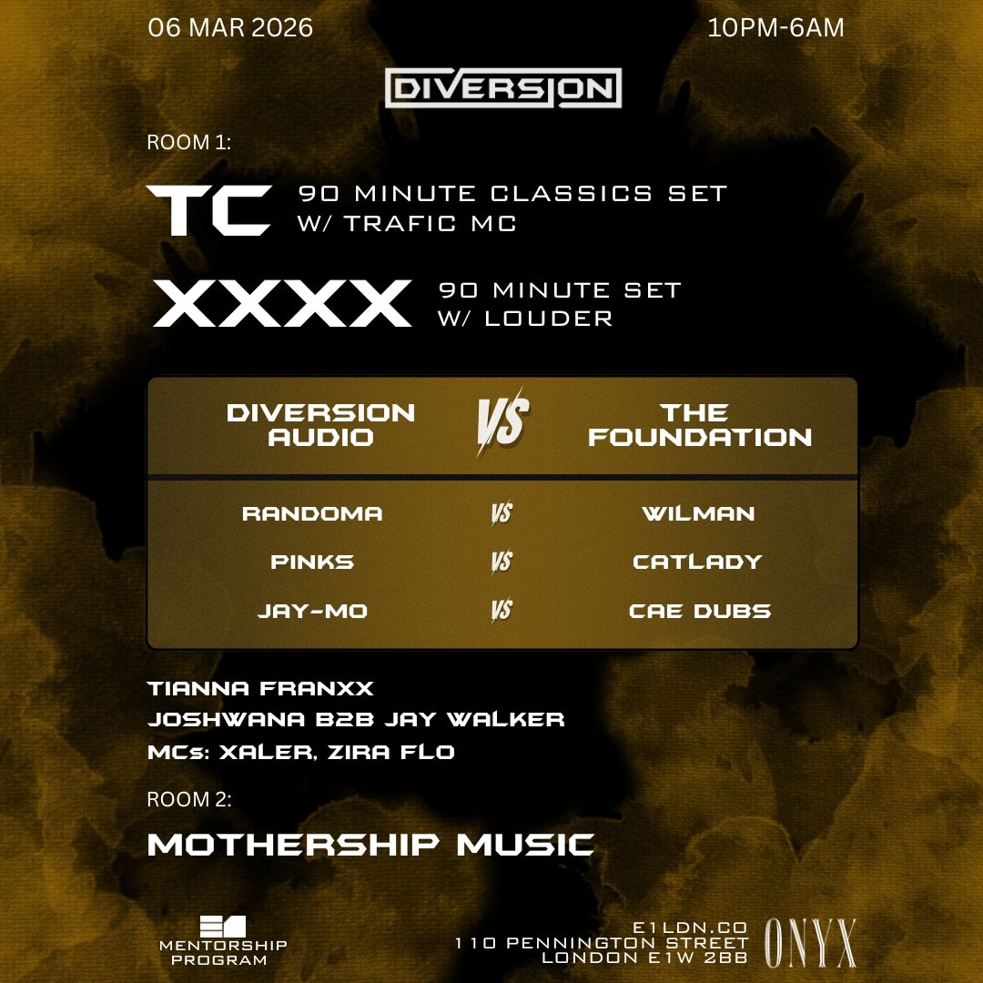 TC, Diversion Audio vs The Foundation, Mothership Music image
