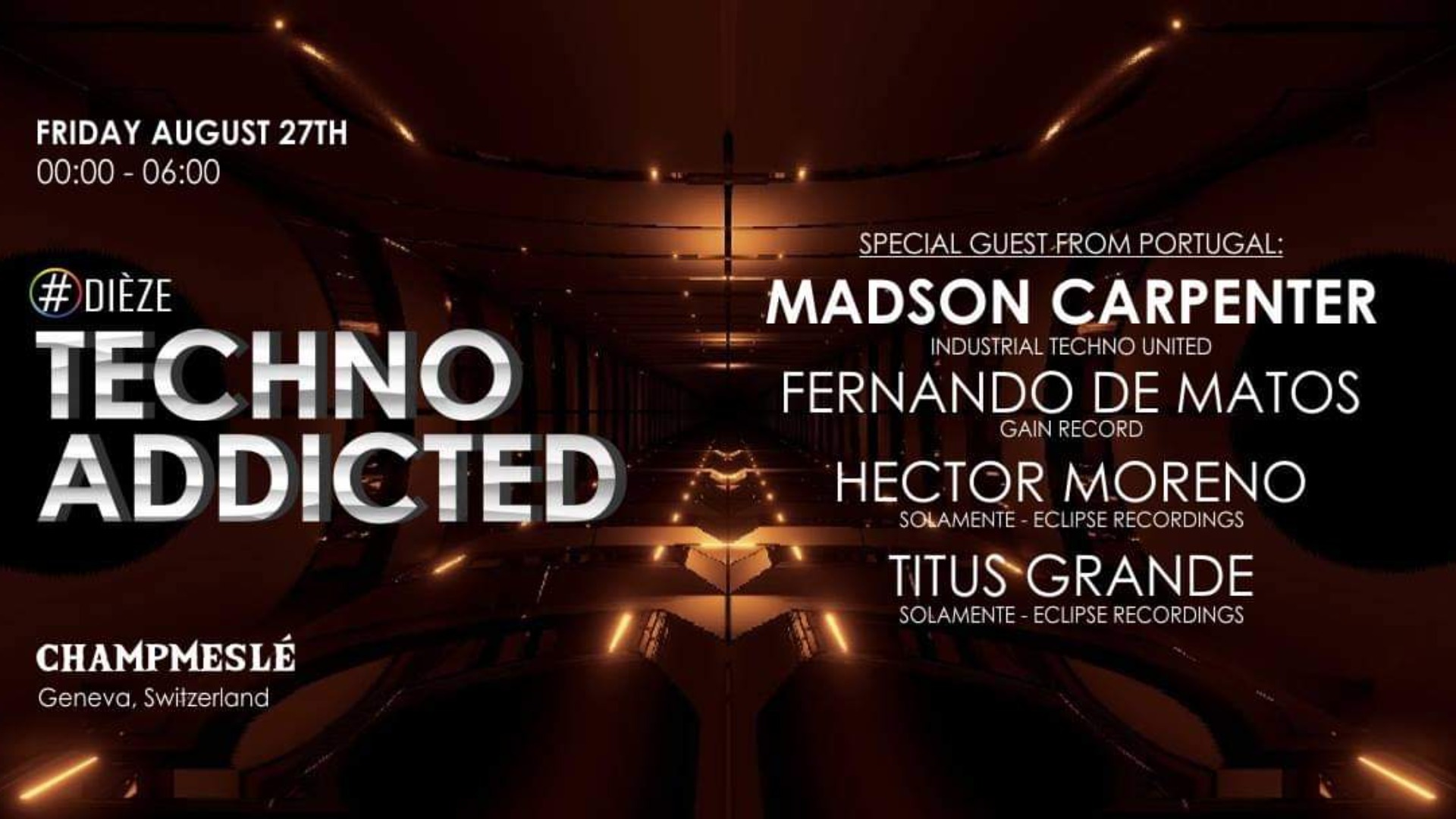Techno Addicted   special guest from Lisboa