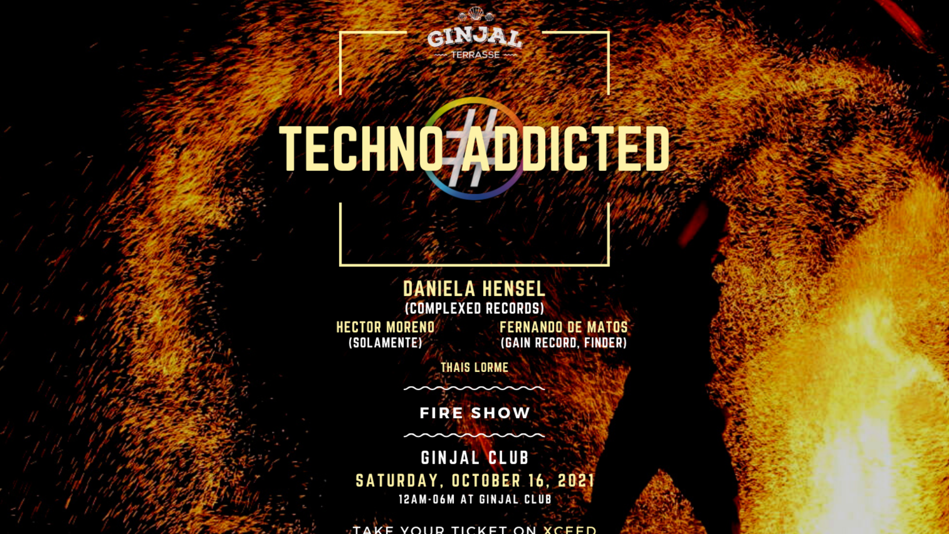 Techno Addicted   with Daniela Hensel 16 october