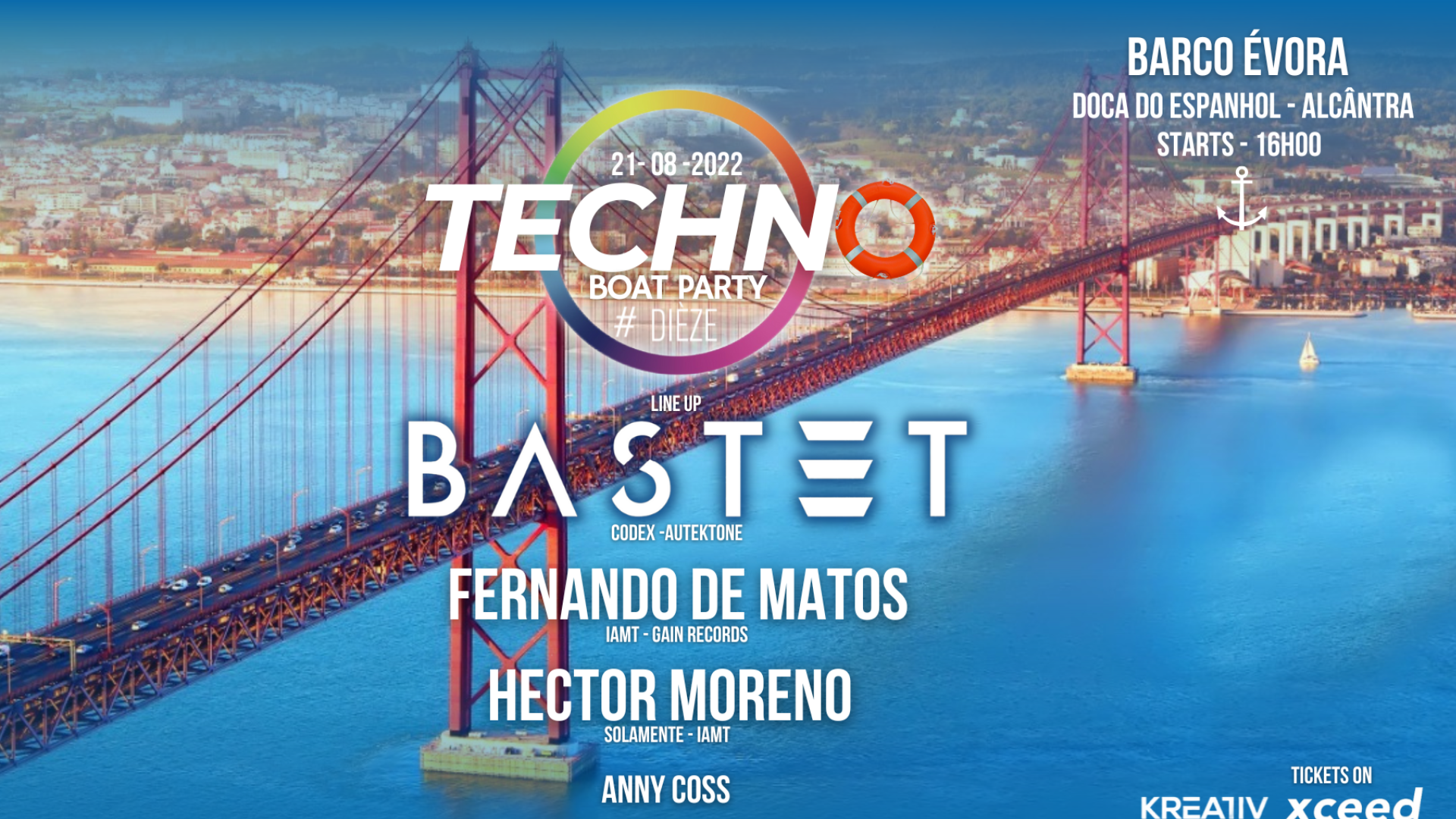 Techno Boat Party with Bastet By Dieze image