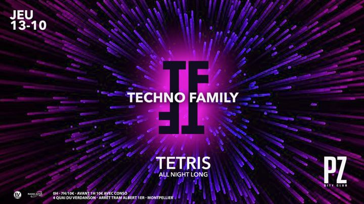 Cover for event: TECHNO FAMILY x TETRIS x PZ City Club