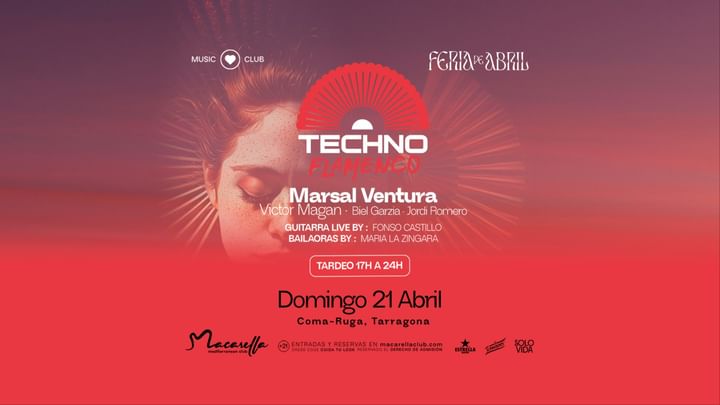 Cover for event: TECHNO FLAMENCO | DOMINGO 21 ABRIL | TARDEO