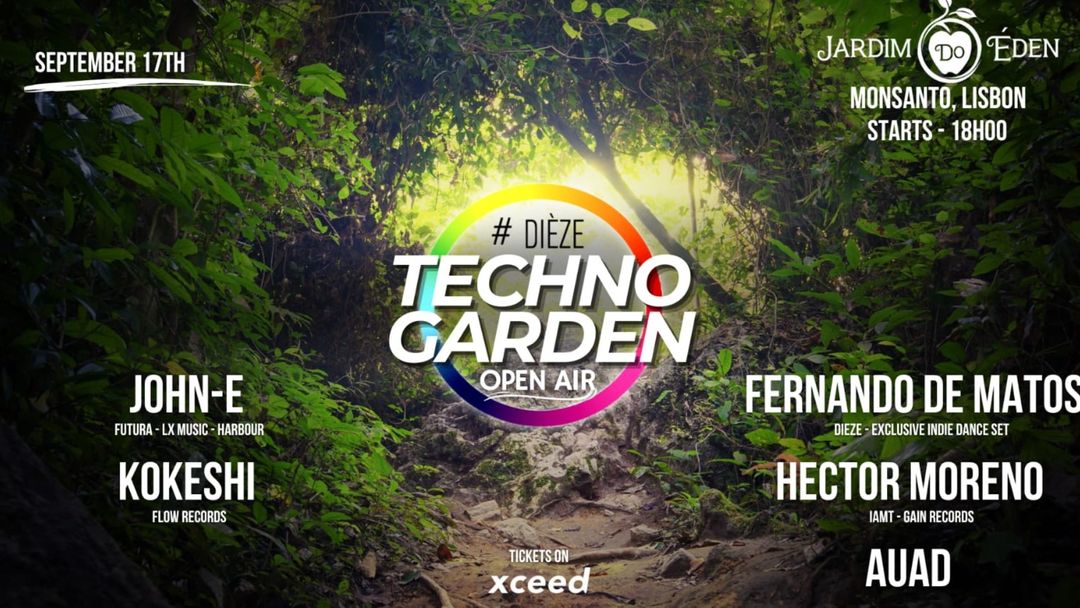 Techno Garden party  By Dieze-Eventplakat