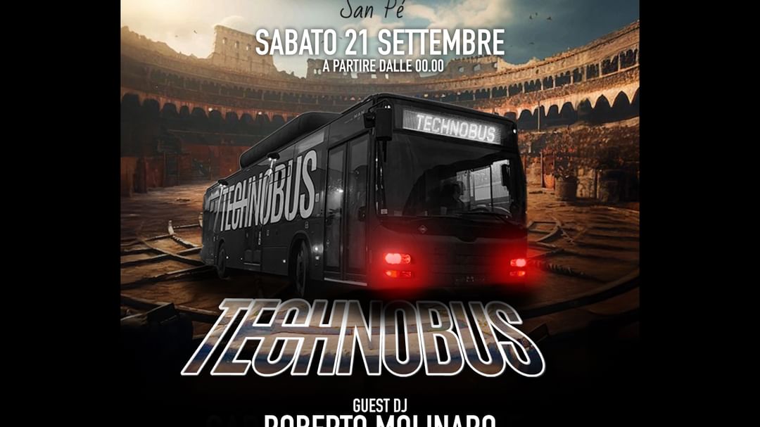 Couverture de l'événement TECHNOBUS - ARENA SAN PÈ