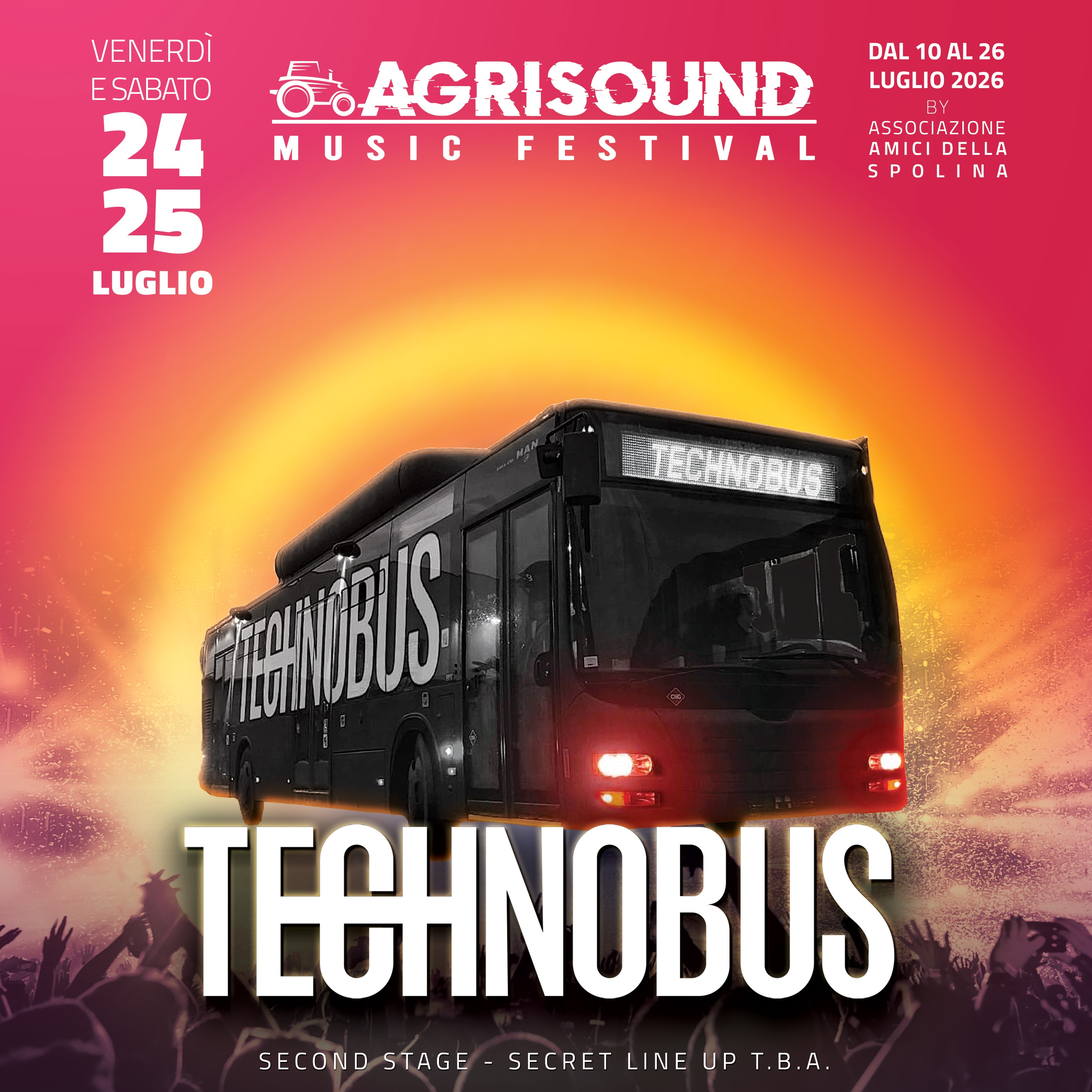 TECHNOBUS @ Agrisound Music Festival - Venerdì 24 Luglio image